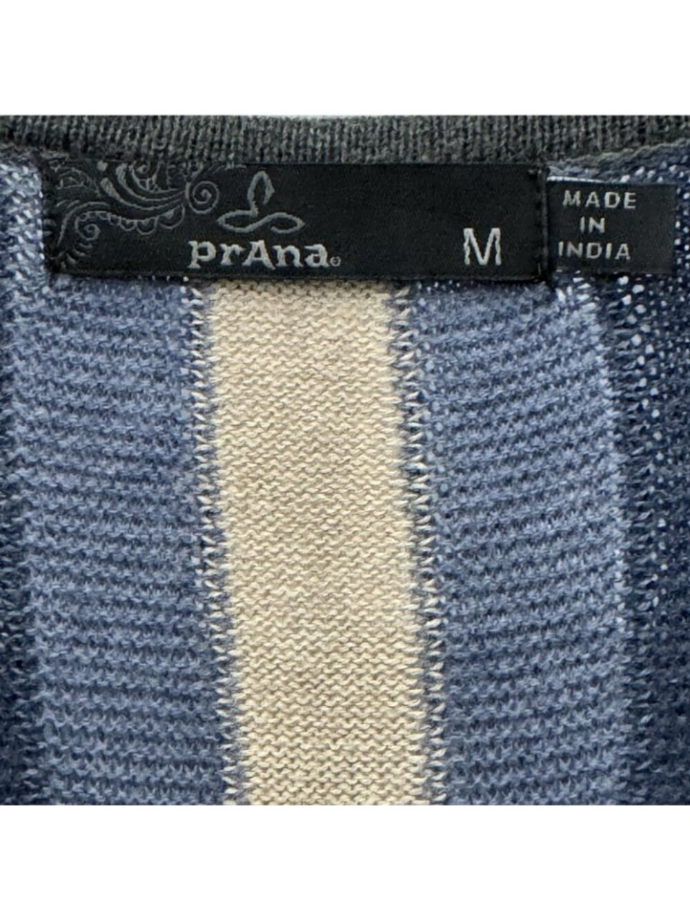 prAna Yarrah Sweater Dress M Gray 100% Organic Cotton Knit Keyhole - Picture 6 of 14